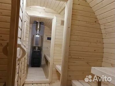 Баня бочка. Новая баня