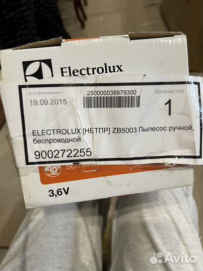 Автомобильный пылесос electrolux