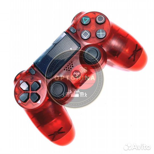 Геймпады для PS4 Прозрачно-Красный опт