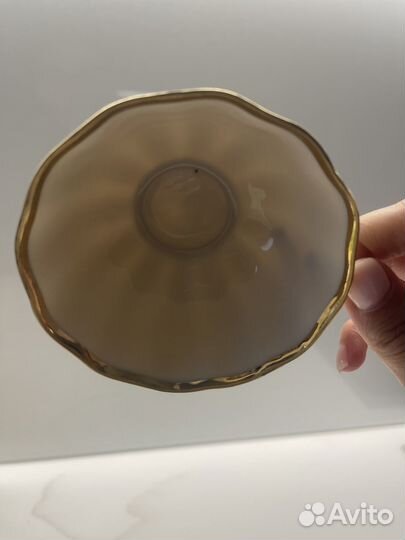 Чайная пара, чашка с блюдцем. Дулёвский фарфор