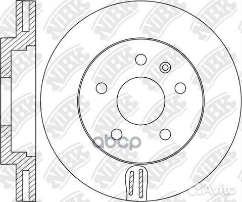 Диск тормозной передн. chevrolet Captiva 2006