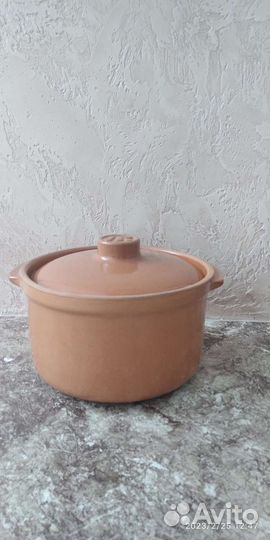 Горшок керамический для духовки 1.5л