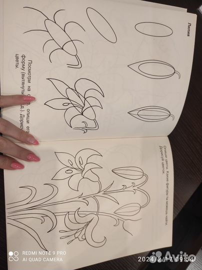 Учусь рисовать. Автор -Д. Морозова