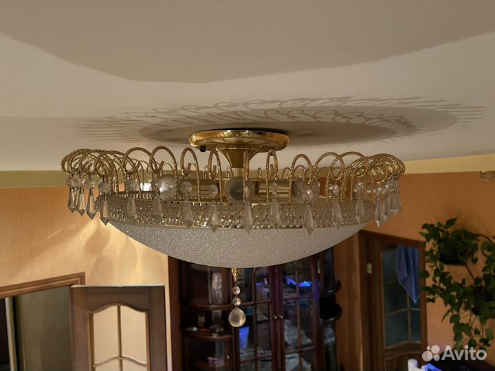 Люстра из Чешского хрусталя