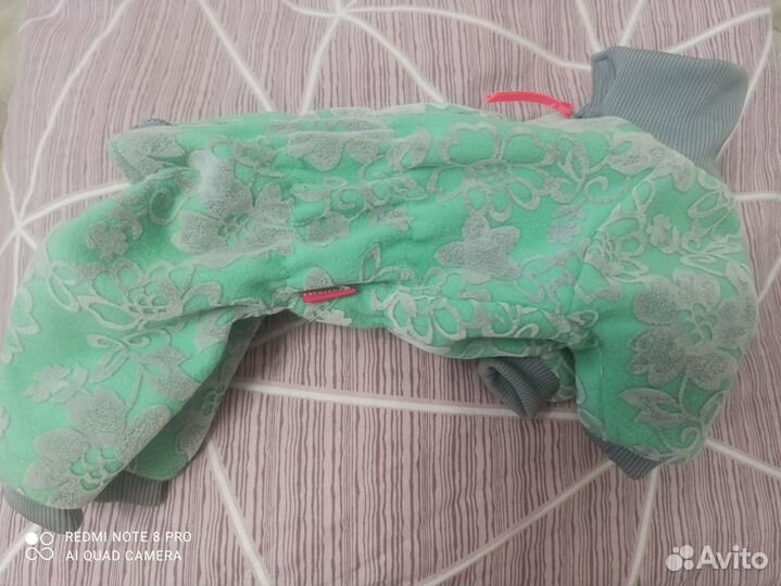 Комбинезон для маленькой собачки осенний