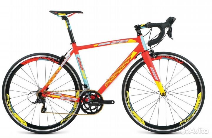 Велосипед 700C Format 2213 красно-голубой