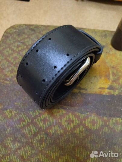 Мужской кожаный ремень ручной работы