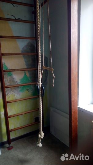 Детская шведская стенка деревянная