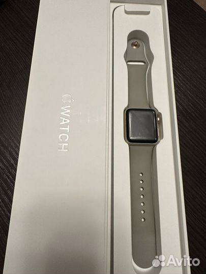 Часы apple watch series 2 38 mm gold