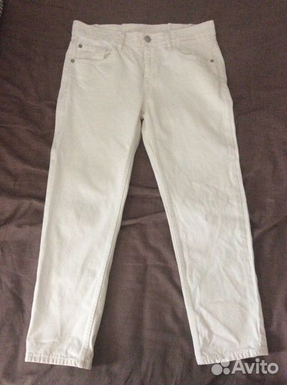 Джинсы белые