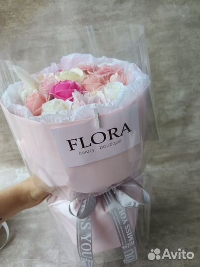 Букет роз / мыльные цветы