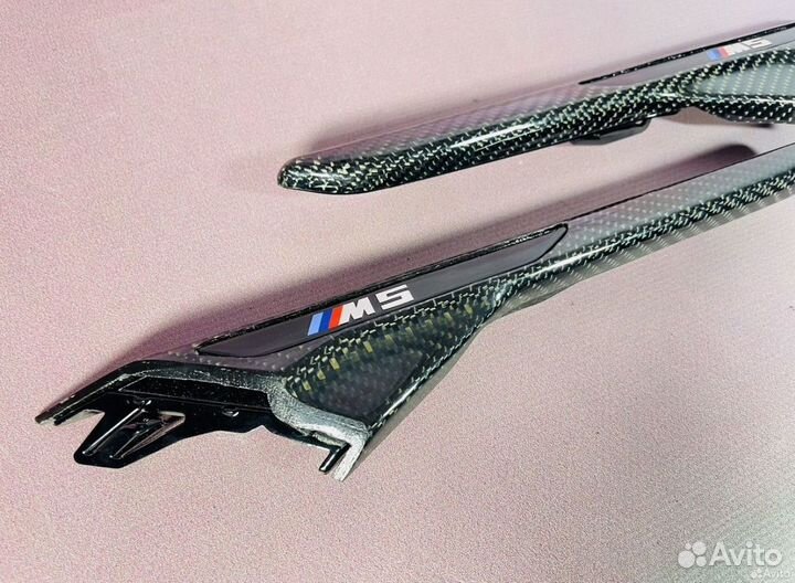 Жабры в крылья BMW M5 F90 carbon