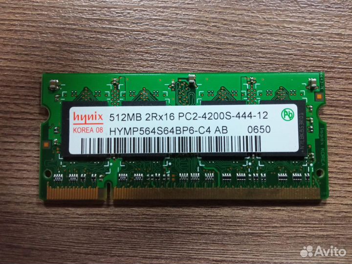 Модуль озу sodimm Hynix PC2-4200S-444-12