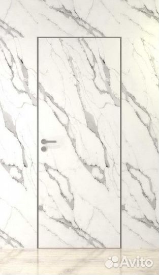 Скрытые двери под отделку