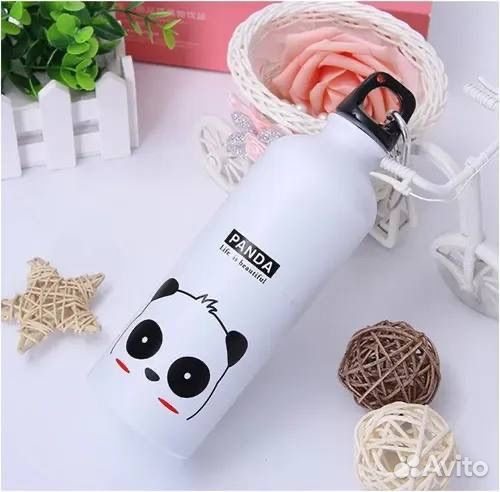 Бутылка для воды металлическая