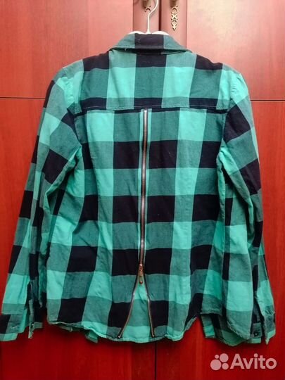 Рубашка в клетку женская