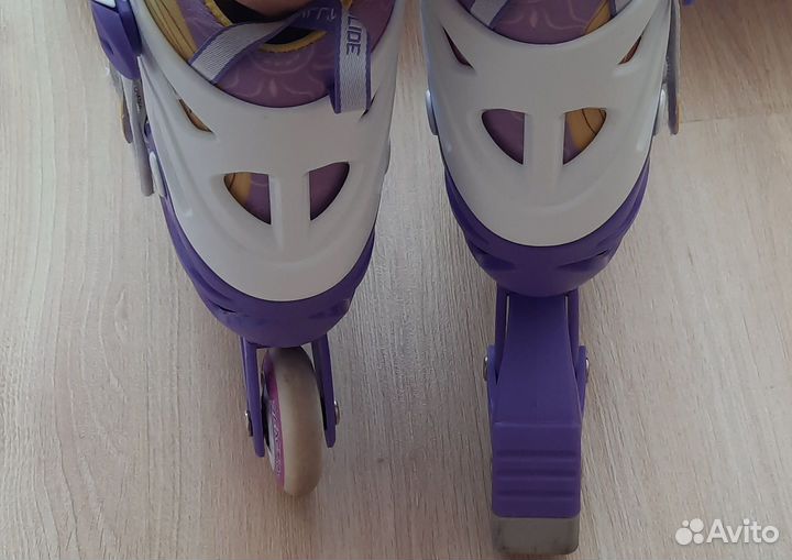 Роликовые коньки р. 36-41 + защита