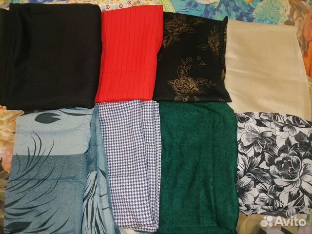 Отрезы трикотаж, лён, вискоза и др. СССР