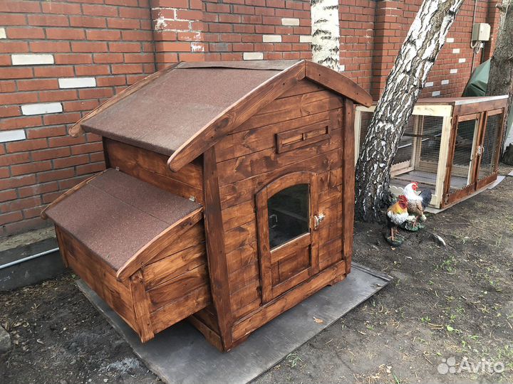 Курятник с вальером круглогодичный утепленный