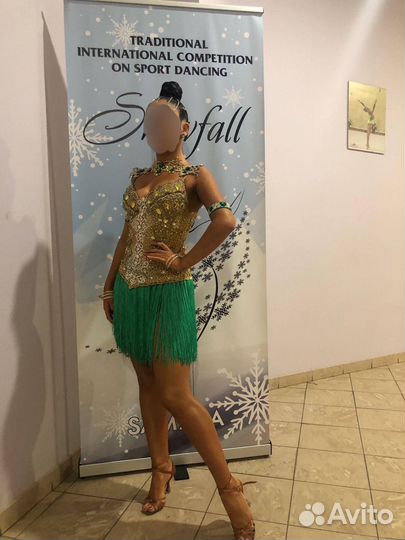 Костюм для бальных танцев, латина