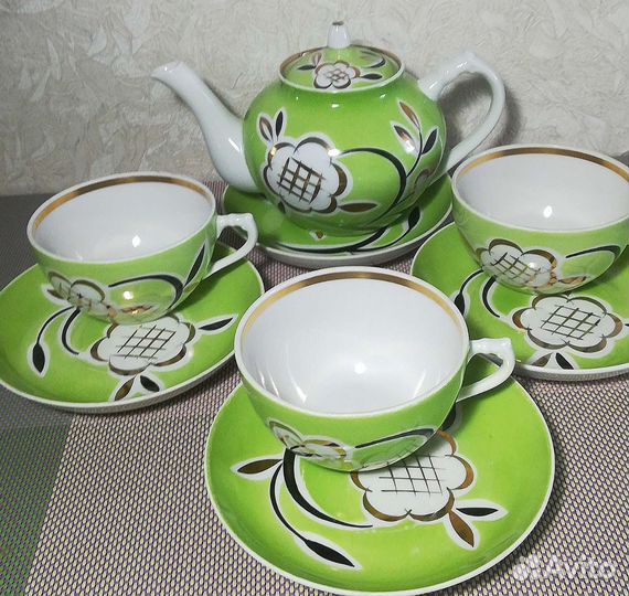 Чайный сервиз Дулево 1967г