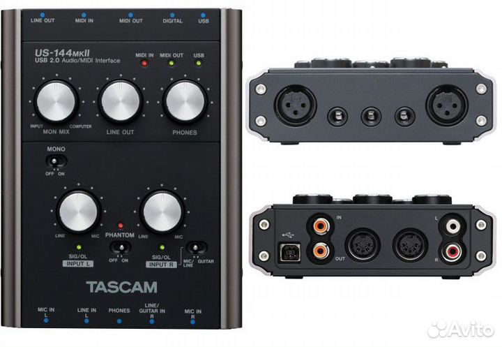 Внешний аудио/midi интерфейс Tascam US-144mkII