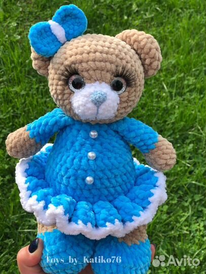 Новогодний подарок В наличии Вязаный мишка