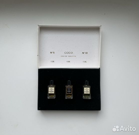 Chanel набор миниатюр 3 шт винтаж