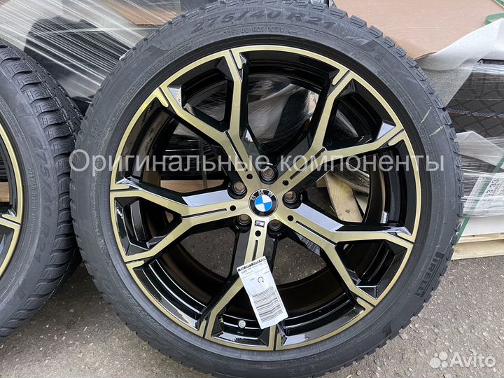 Оригинал. Зимние колеса R21 BMW X5, X6 2022, Gold