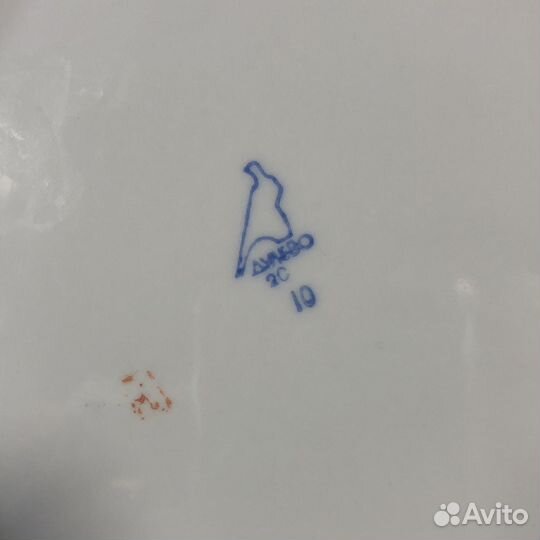 Тарелки плоские сирень 5шт Дулево