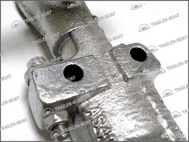 Сцепное устройство прицепа с механизмом тормоза наката, нагрузка 2000 кг, под шар 50 мм 15050А