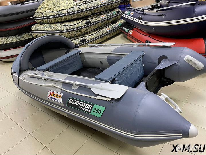 Надувная лодка gladiator E350 (X-motors edition)