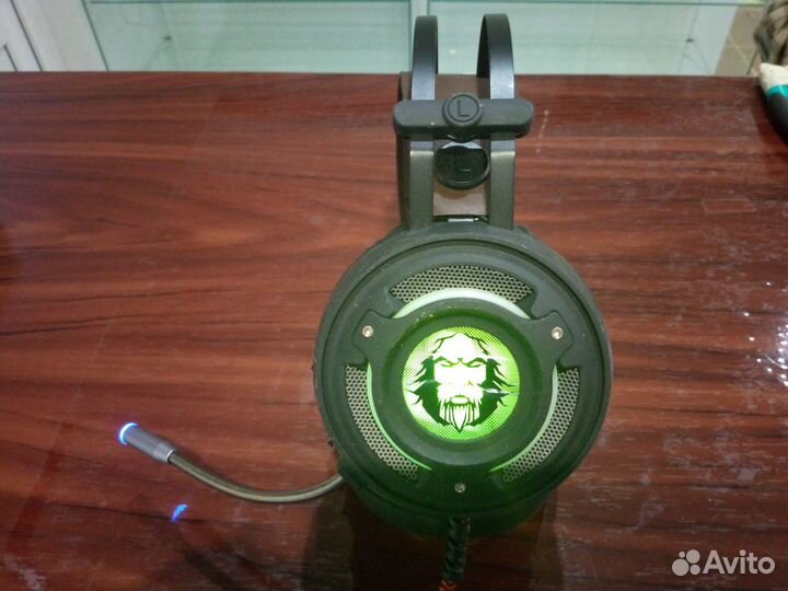 Компьютерная гарнитура Qumo Atlantis, черно-коричн