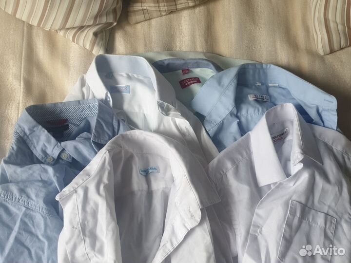 Рубашки школьные 128