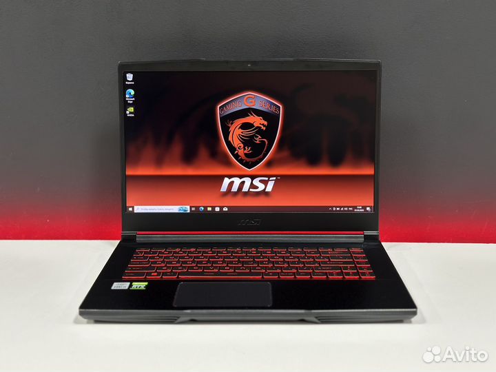 MSI Thin 144Hz RTX3050 Core i5 10500H 16G озу