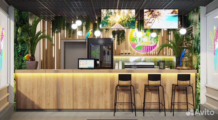 Кофеейня с баром на островке готовый бизнес