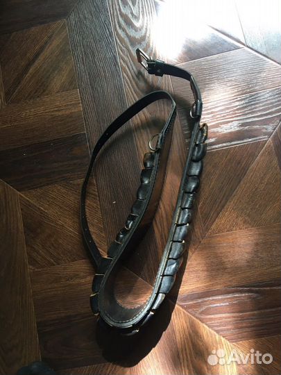 Патронташ кожаный