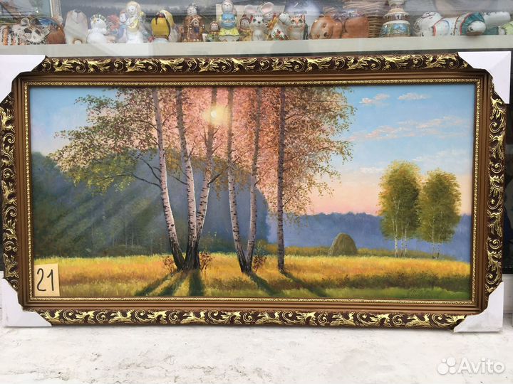 Картина маслом на холсте пейзаж