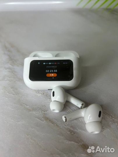 Беспроводные наушники apple airpods с дисплеем