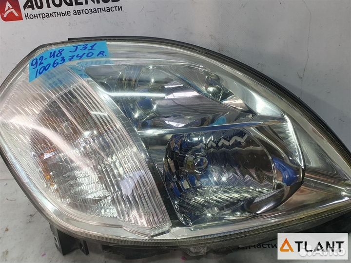 Фара передняя правая nissan teana