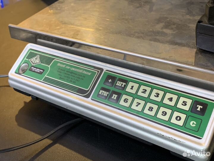 Весы торговые твес вэу-32-1/2/5/10