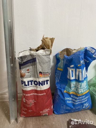 Остатки стройматериалов