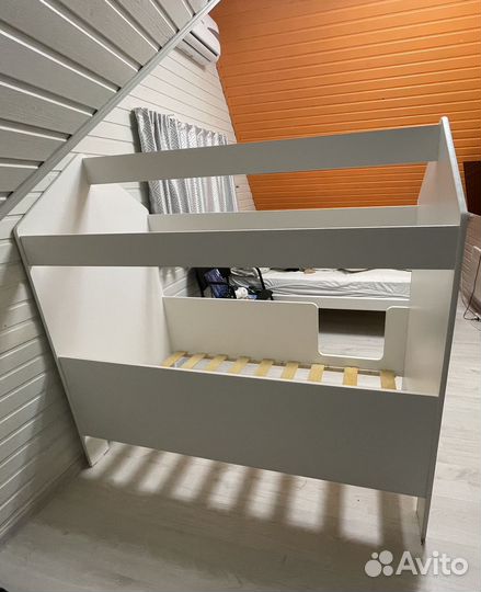 Детская кровать-домик раскраска