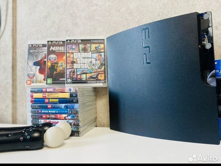 Sony PS3 slim прошитая 30