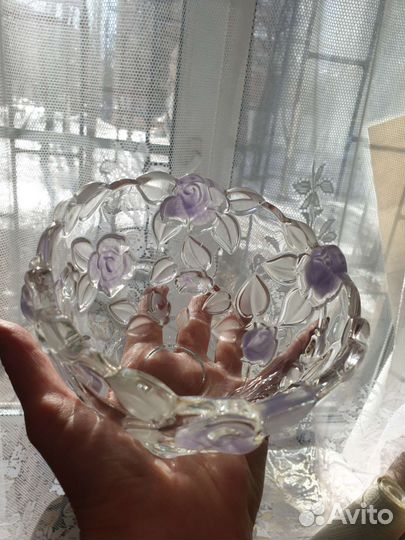 Салатник или ваза для фруктов стекло