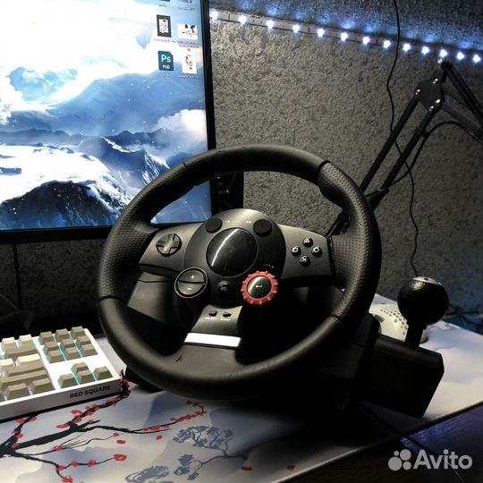 Руль Logitech driving force gt
