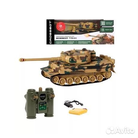 Игрушка на радиоуправлении Танк Tiger Пламенный м