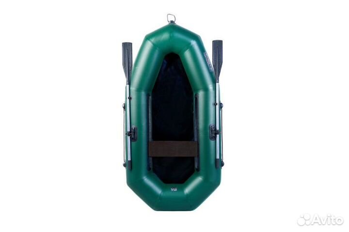 Лодка аэро V 220; зеленая