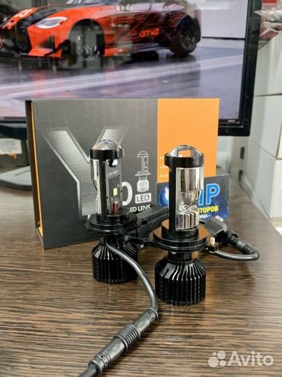 Светодиодные линзы цоколь h4