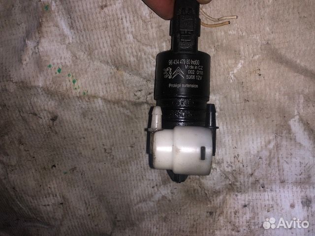 Мотор омывателя стекла лобового Peugeot 407 I (200